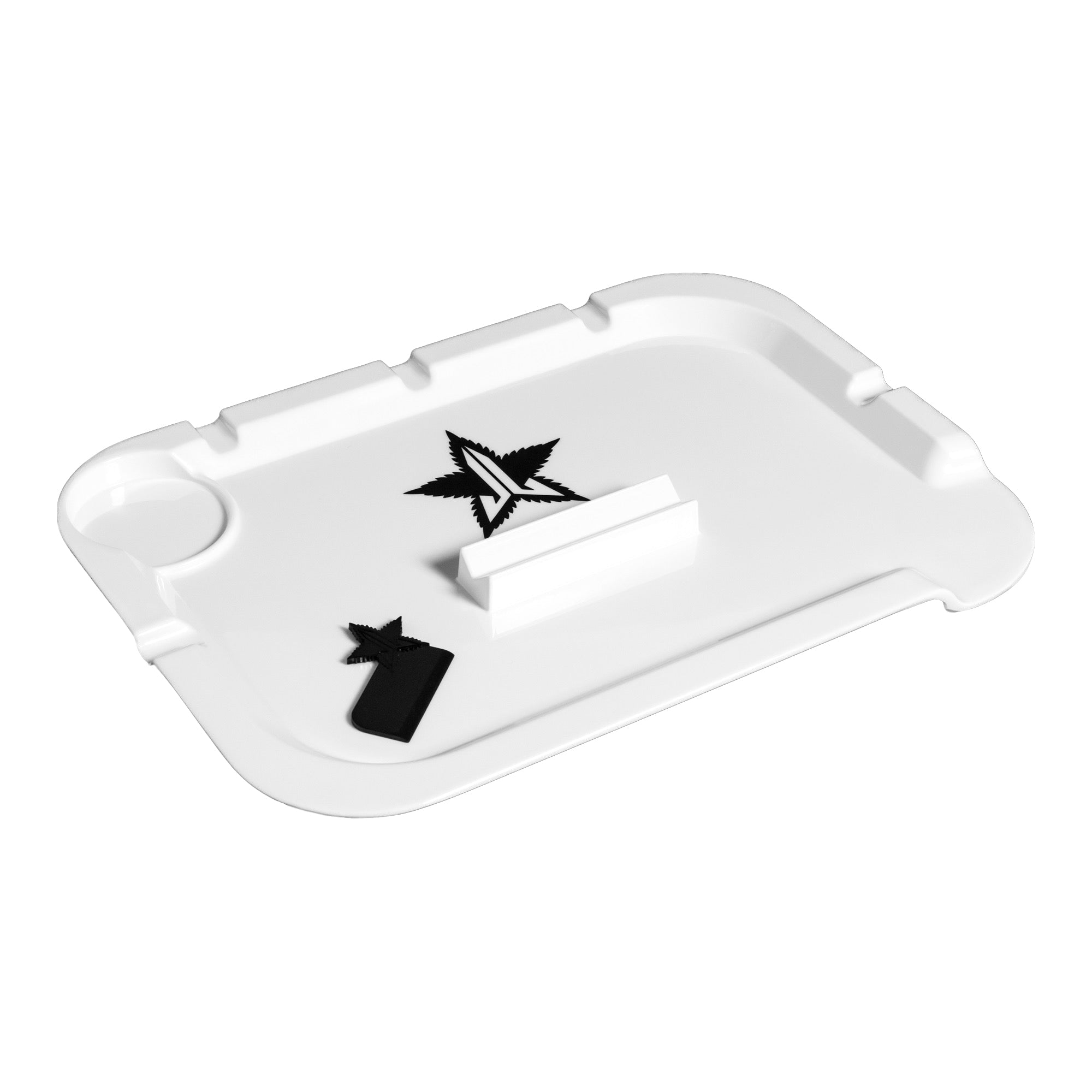 WHITE ROLLING TRAY